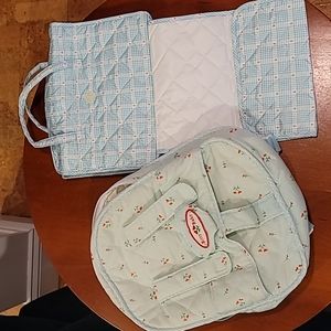 Vintage American Girl Doll Bitty Baby diaper backpack, bag/changing pad.